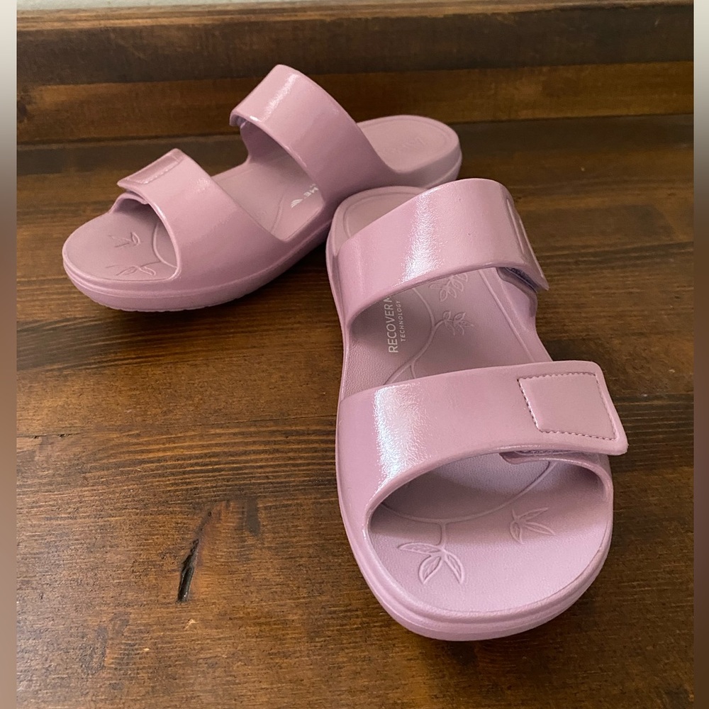 Alegria Orbyt Sandal Lilac Gloss Slide Hook & Loop Recover Me Technology Size 39